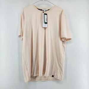 Threads 4 Thought Men's Large Off-White Luxe‎ Jersey Henley NWT